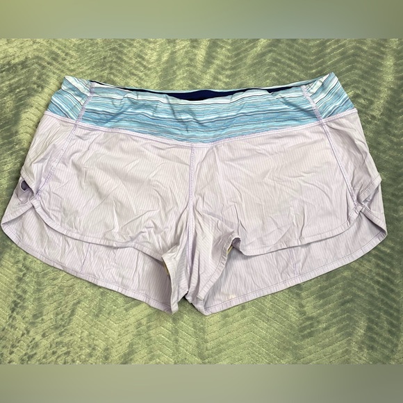 lululemon athletica Pants - Lululemon Run Speed Shorts with Liner Lavender 10